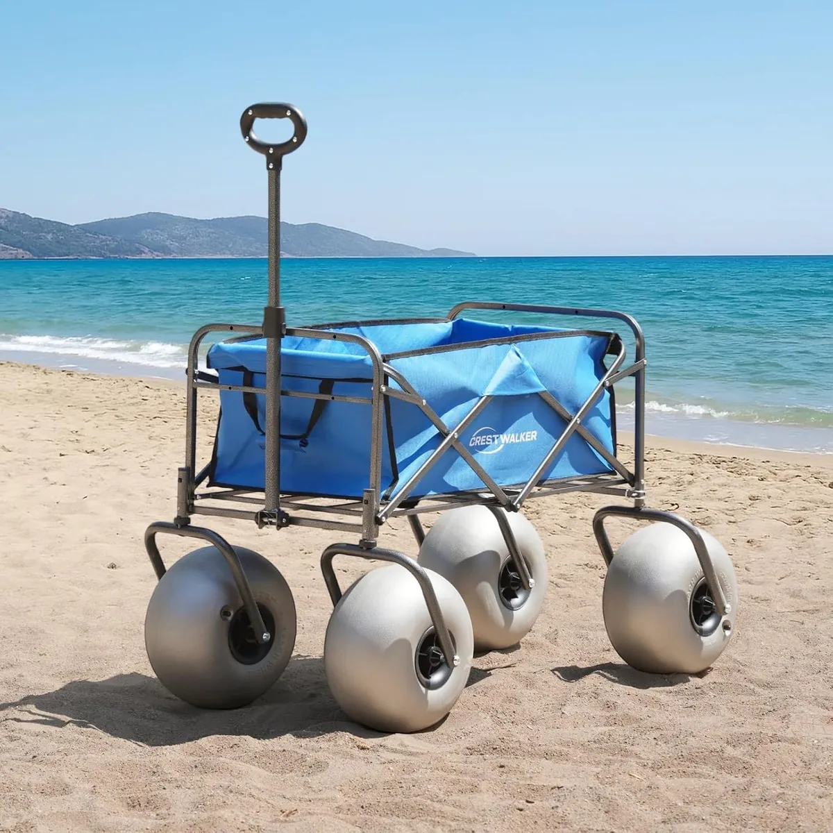 Beach Cart with 13'' Balloon Wheels