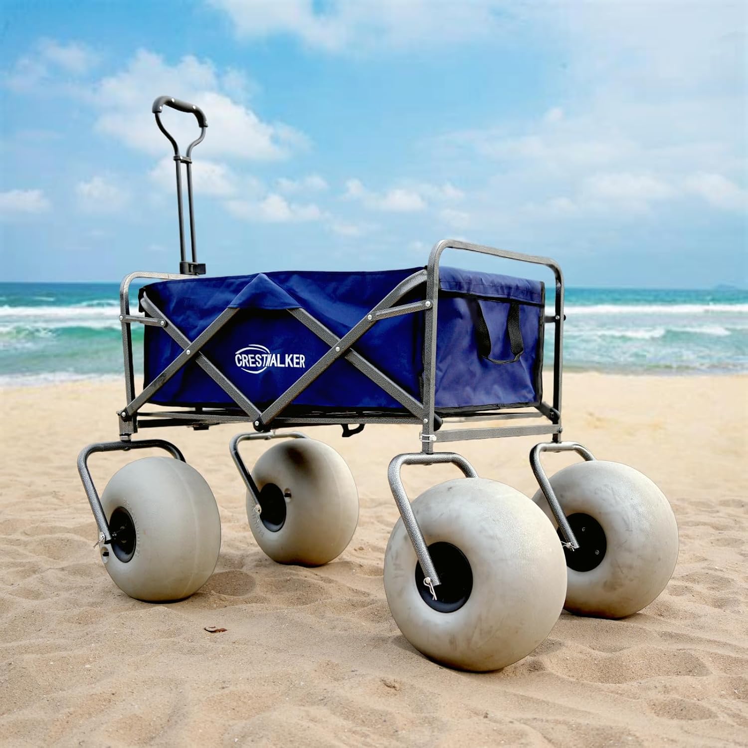 Glide Through Sand with the Crestwalker Beach Cart
